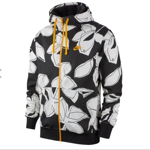 Nike Other - NIKE FLORAL FULL ZIP HOODIE